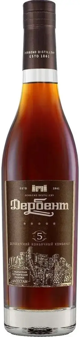 Коньяк Дербент 5 звездочек, 0.5 л