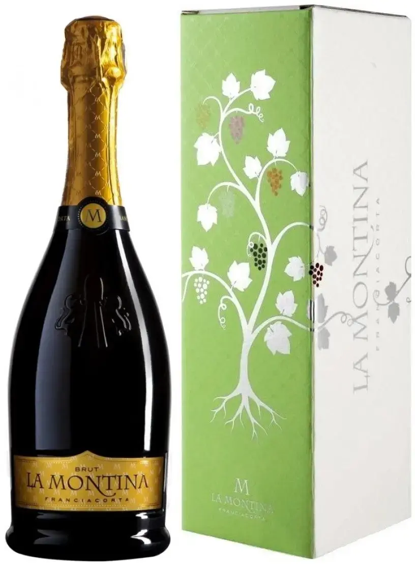 Игристое вино  Franciacorta DOCG Brut La Montina, gift box, 2023, 0.75 л