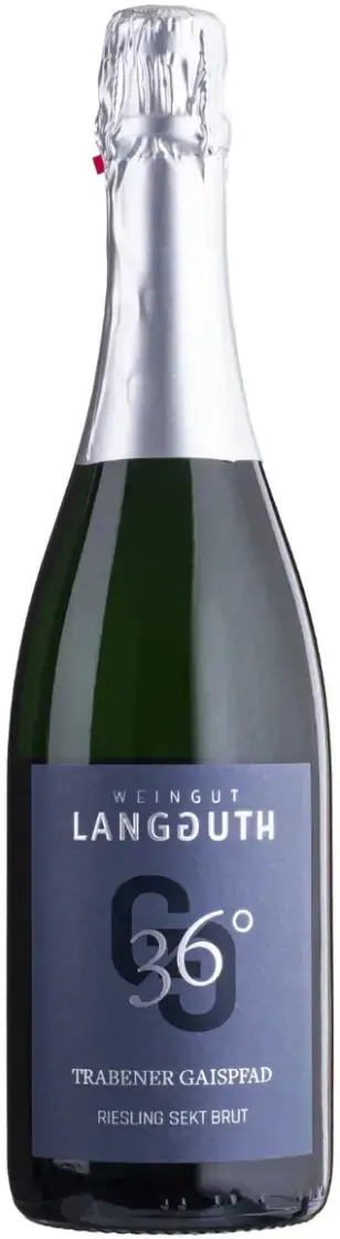 Игристое вино Ulrich Langguth 36° Trabener Gaispfad Riesling Sekt Brut, 0.75 л
