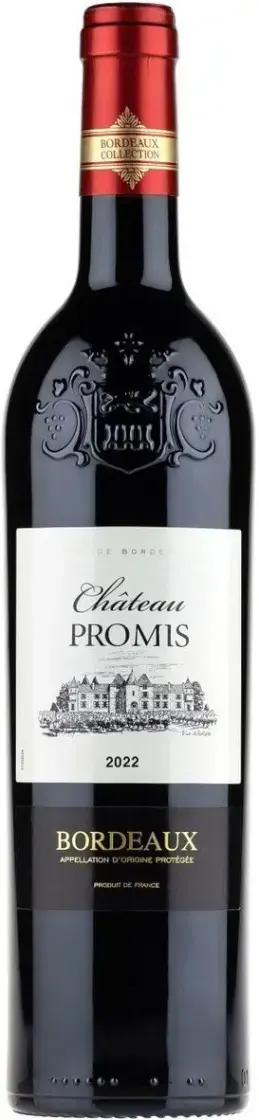 Вино Chateau Promis Bordeaux AOP, 2022, 0.75 л