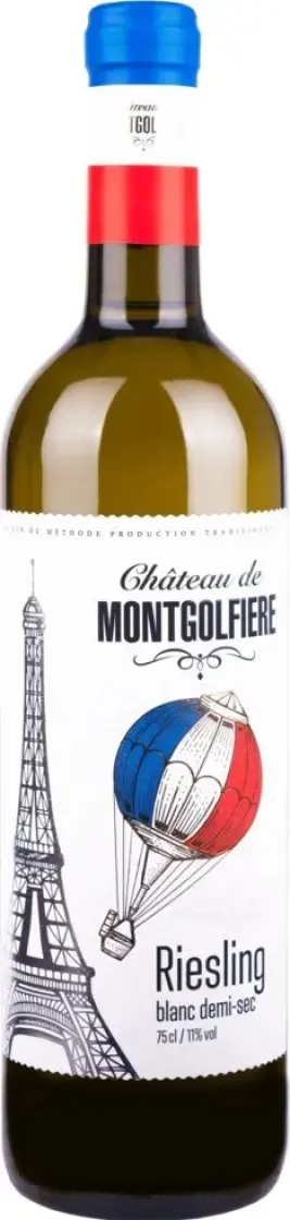 Вино Soyuz-Vino Chateau de Montgolfiere Riesling Demi-Sec, 0.75 л
