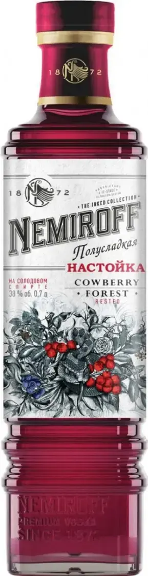 Ликер OPVZ Nemiroff Cowberry Forest Rested, 0.7 л