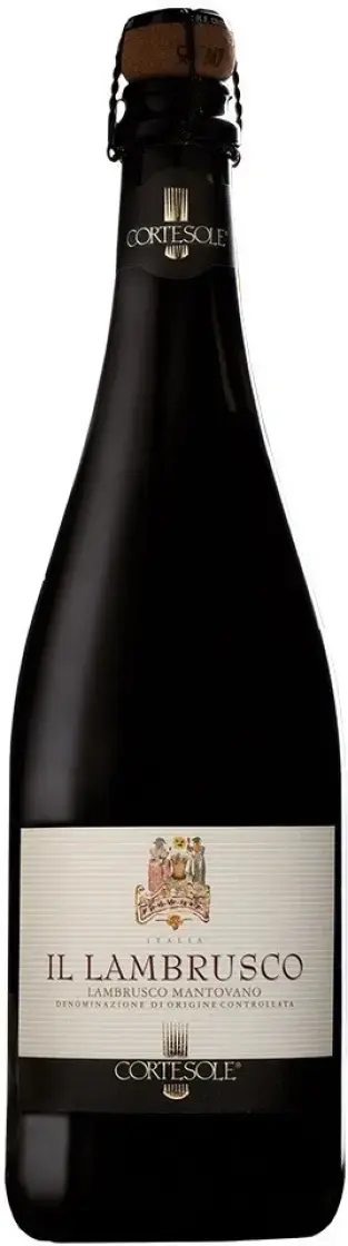 Игристое вино Cortesole Lambrusco Mantovano DOC, 0.75 л