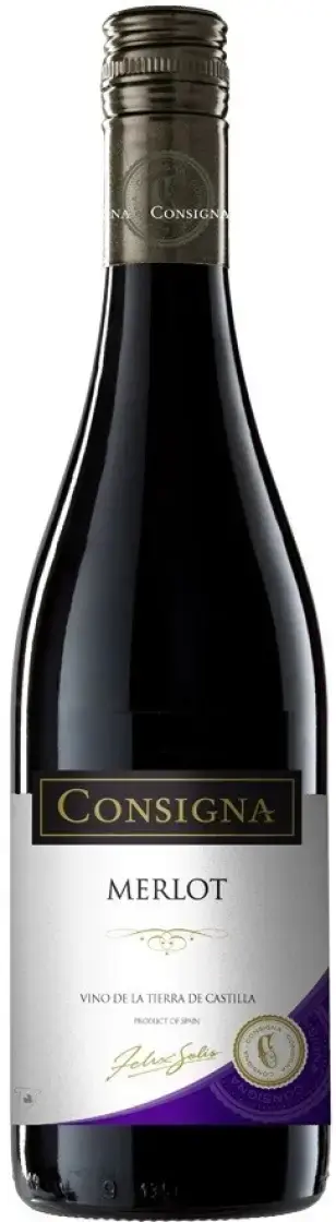 Вино Consigna Merlot Tierra de Castilla red semidry, 0.75 л