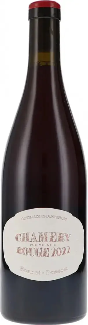 Bonnet-Ponson Chamery Rouge Coteaux Champenois AOC, 2022, 0.75 л