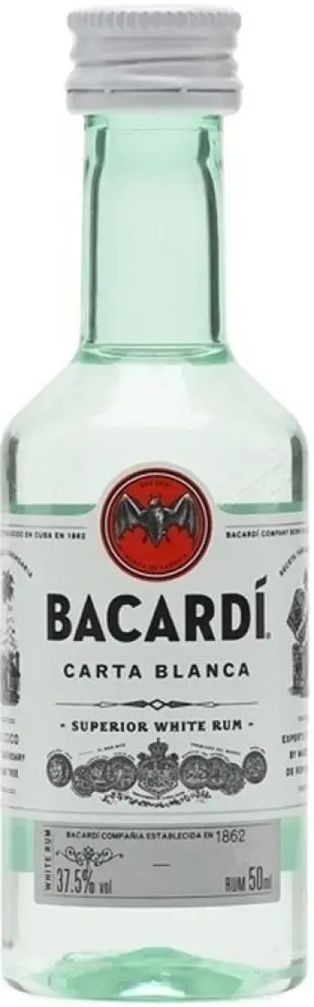 Ром Bacardi Carta Blanca 0.05 л ПЭТ