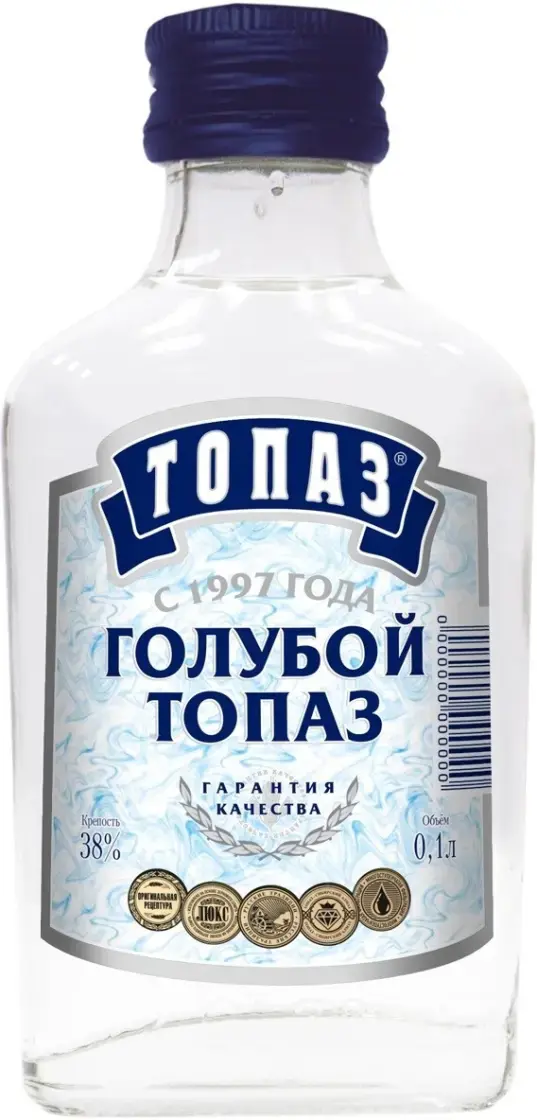 Ликер Голубой Топаз, настойка горькая, 0.1 л