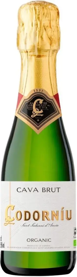 Игристое вино Codorniu Cava Brut Organic, 0.2 л