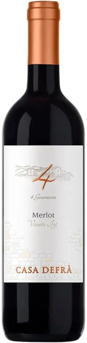 Вино Casa Defra Merlot Trevenezie IGT, 2023, 0.75 л