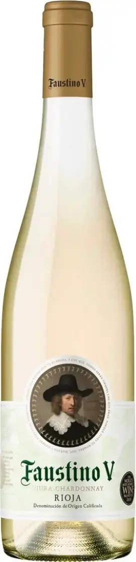 Вино Faustino V Viura-Chardonnay Rioja DOC, 2024, 0.75 л