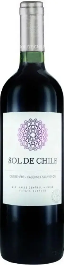 Вино Sol de Chile Carmenere-Cabernet Sauvignon Valle Central DO, 2024, 0.75 л