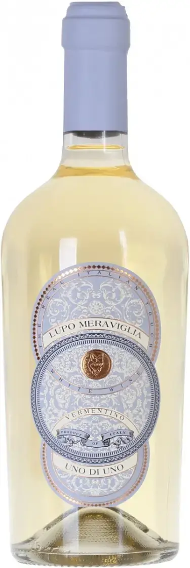 Вино Botter Lupo Meraviglia Uno di Uno Vermentino Puglia IGT, 2023, 0.75 л