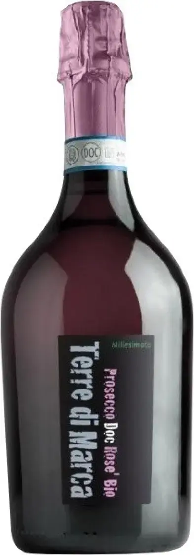 Игристое вино Terre di Marca Prosecco DOC Rose Bio Millesimato Extra Dry, 2023, 0.75 л