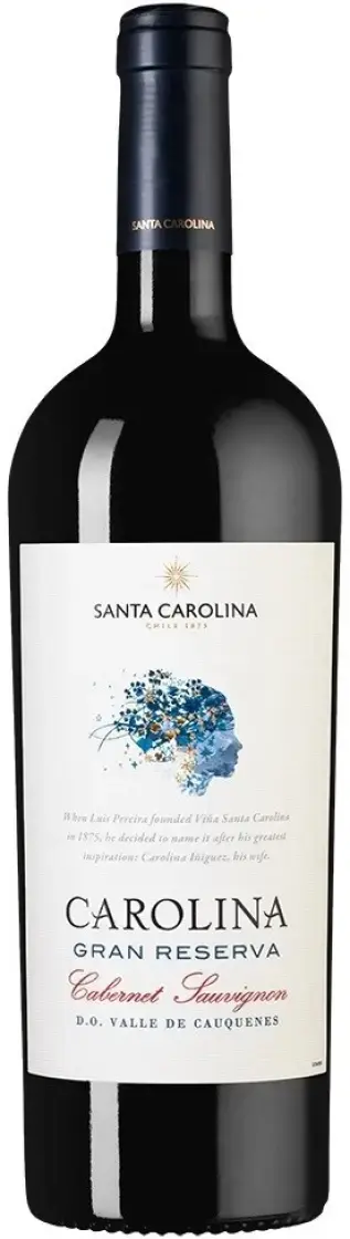 Вино Santa Carolina Gran Reserva Cabernet Sauvignon Valle del Maipo DO, 2021,0.75 л