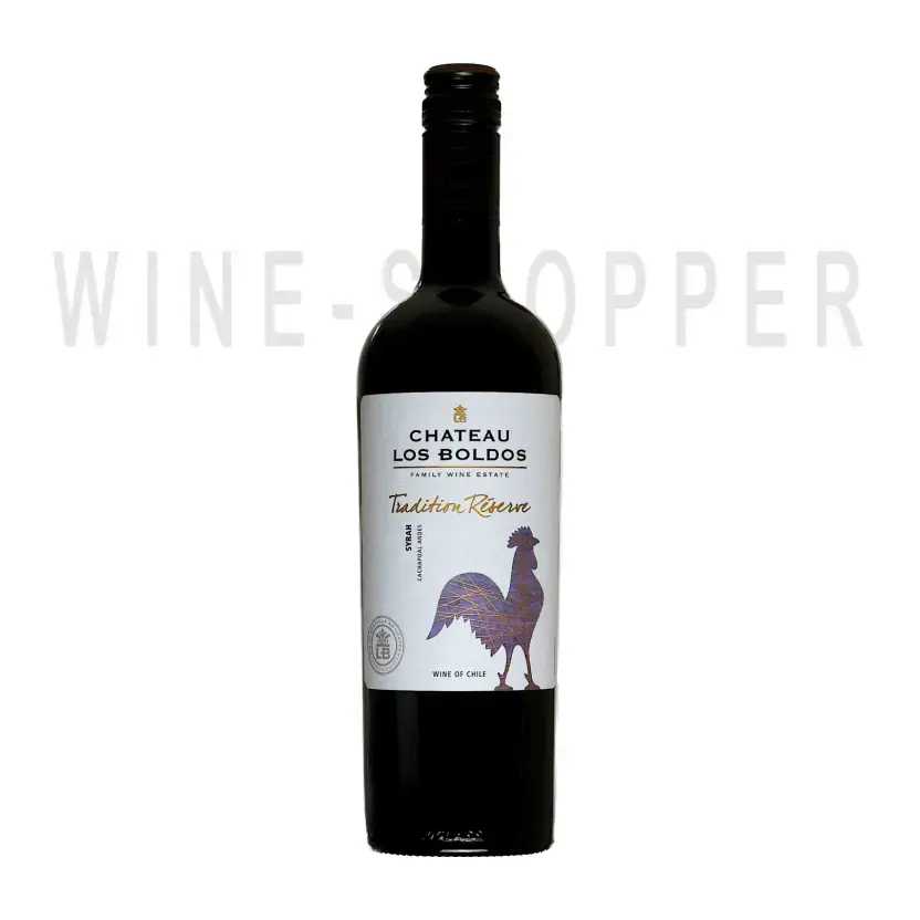Вино Sogrape Vinhos Chateau Los Boldos Tradition Reserve Syrah 0.75 л