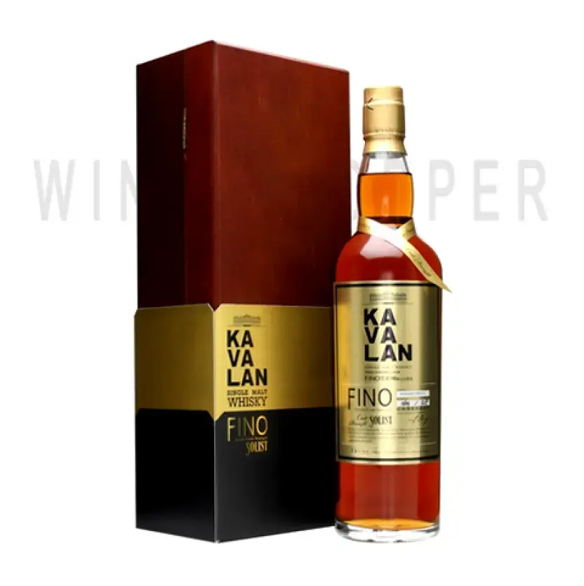 Виски Kavalan Solist Fino Sherry Cask Single Cask (59.4%) gift box 0.7 л