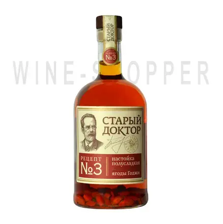 Ликер Старый доктор Рецепт №3 ягоды Годжи 0.5 л