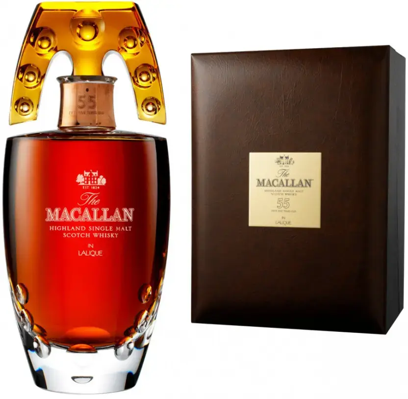 Виски Macallan in Lalique 55 years old, gift box 0.7 л