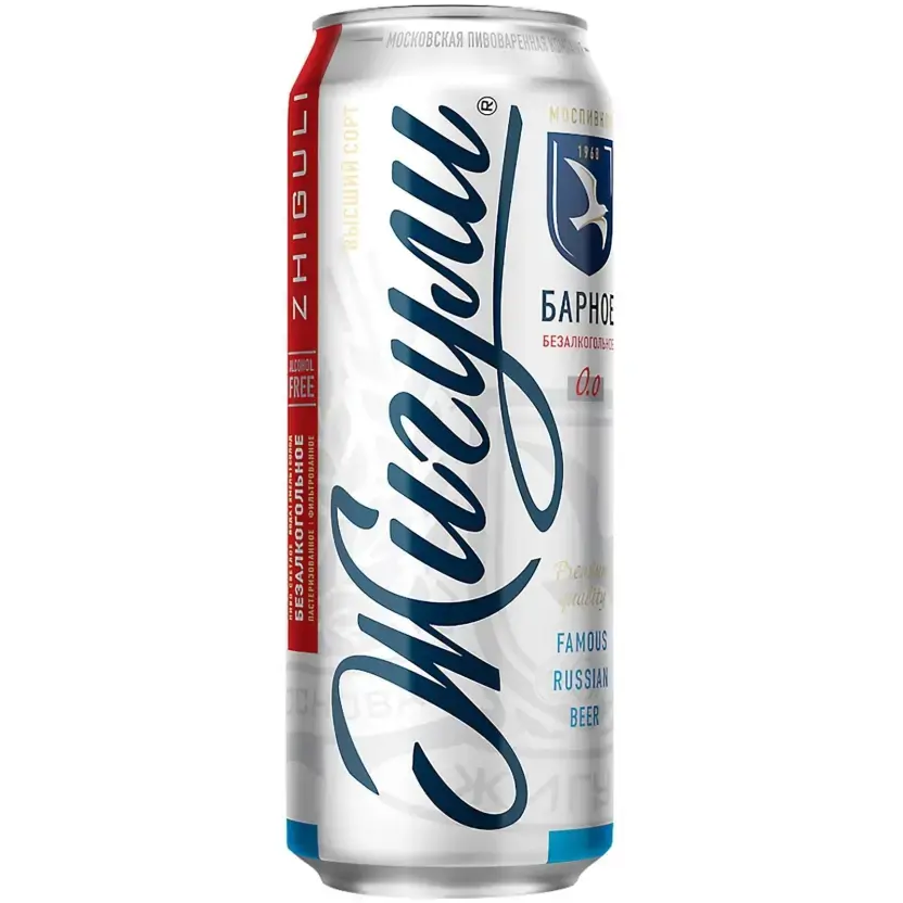 Пиво Zhiguli Barnoe Non Alcoholic in can 0.45 л
