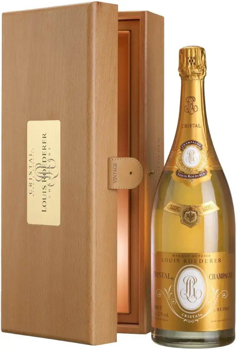 Шампанское Cristal AOC, wooden box, 2007, 1.5 л