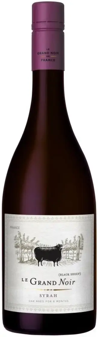 Вино Le Grand Noir Syrah Pays d'Oc IGP, 2015, 0.75 л 
