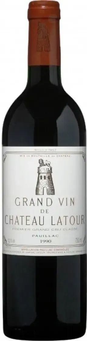 Вино Chateau Latour Pauillac AOC 1-er Grand Cru Classe 1990 1.5 л