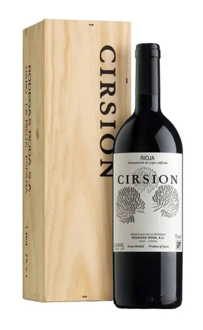 Вино Bodegas Roda Cirsion Rioja DOC wooden box, 2019, 0.75 л