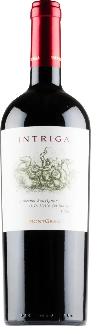 Вино MontGras Intriga Cabernet Sauvignon DO Valle del Maipo, 2021, 0.75 л