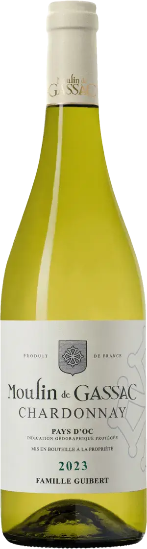 Вино Moulin de Gassac Chardonnay Pays d'Oc IGP, 2023, 0.75 л