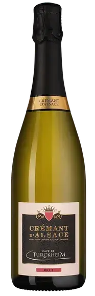 Игристое вино Cave de Turckheim Cremant d'Alsace AOC Brut, 2021, 0.75 л