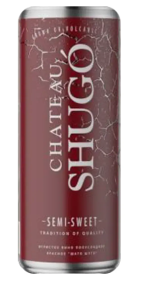 Игристое вино Chateau Shugo Red Semi-Sweet, 0.25 л