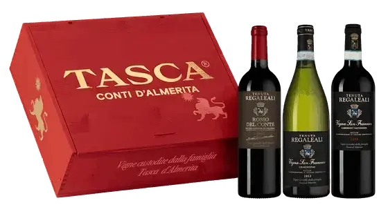 Вино Tasca d'Almerita The Cult Trio, set of 3 bottles, 0.75 л