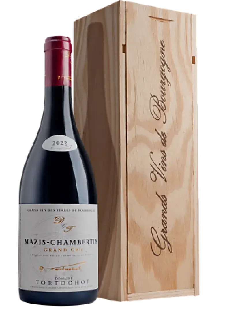 Вино Domaine Tortochot Mazis-Chambertin Grand Cru, wooden box, 2022, 0.75 л