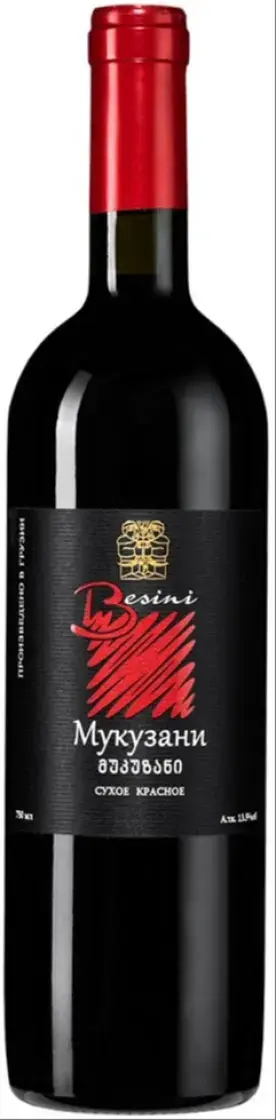 Вино Besini Mukuzani, 2019, 0.75 л