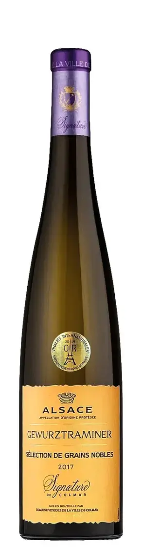 Вино Gewurztraminer Selection de Grains Nobles Signature de Colmar Alsace AOP, 2017, 0.5 л