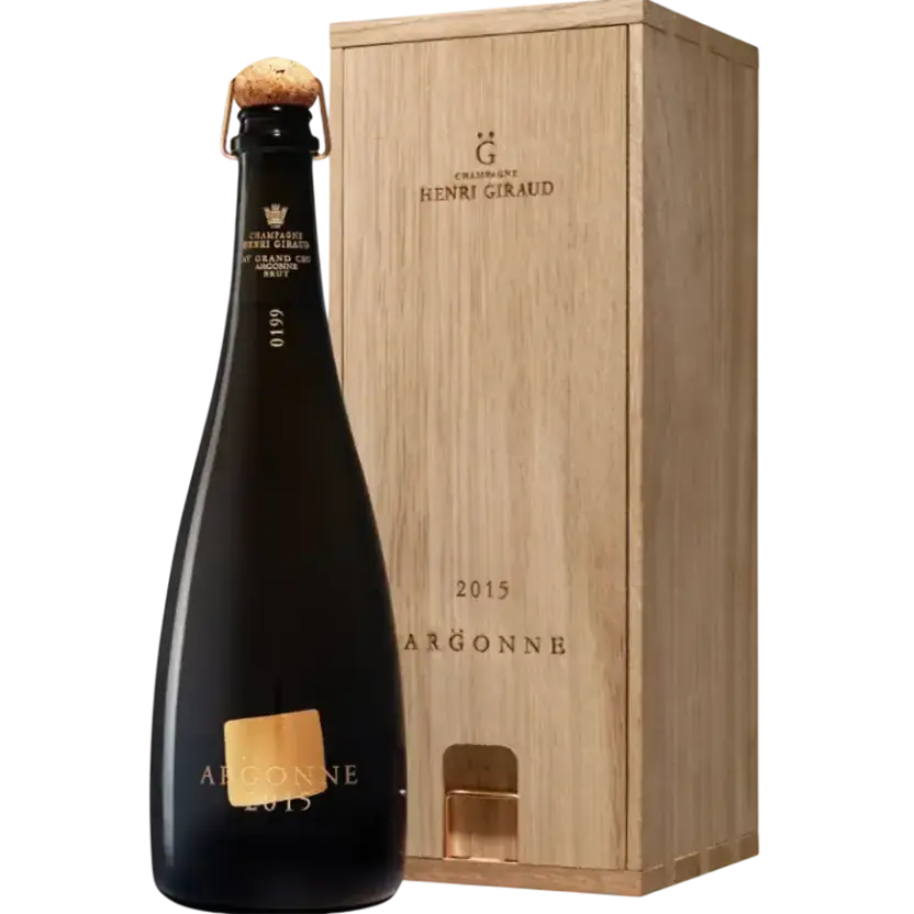 Шампанское Henri Giraud Argonne 2015 wooden box 1.5 л