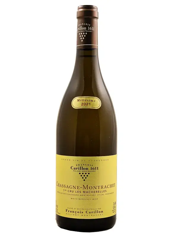 Вино Chassagne Montrachet Premier Cru Les Macherelles Francois Carillon, 2021, 0.75 л