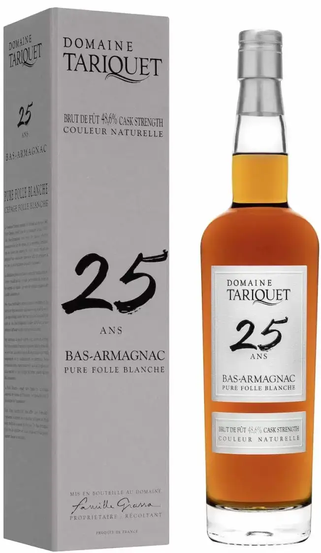 Арманьяк Domaine Tariquet Pure Folle Blanche Bas-Armagnac AOC 25 Ans, gift box, 0.7 л 