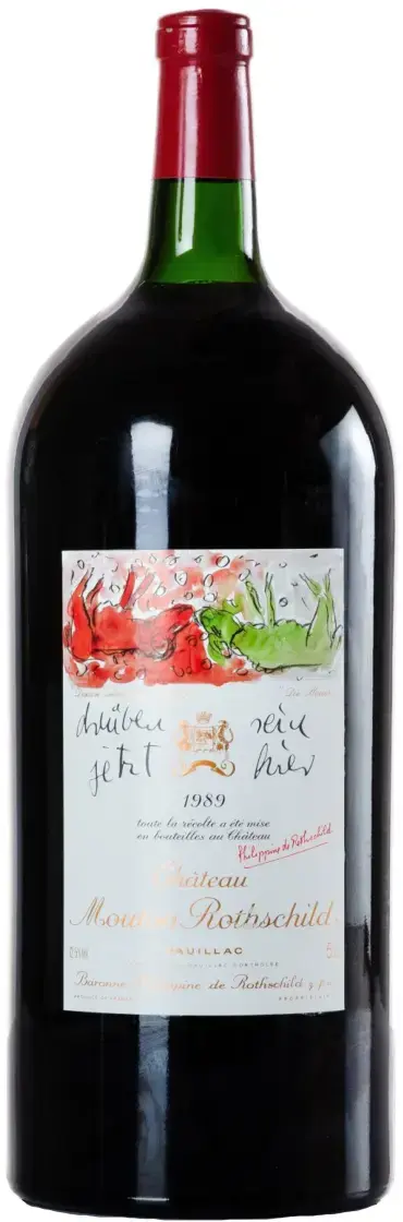 Вино Chateau Mouton Rothschild Pauillac AOC Premier Grand Cru Classe, 1989, 6 л