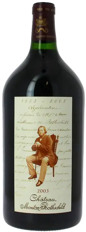 Вино Chateau Mouton Rothschild Pauillac AOC Premier Grand Cru Classe, 2003, 3 л