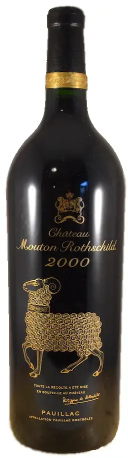 Вино Chateau Mouton Rothschild Pauillac AOC Premier Grand Cru Classe, 2000, 1.5 л