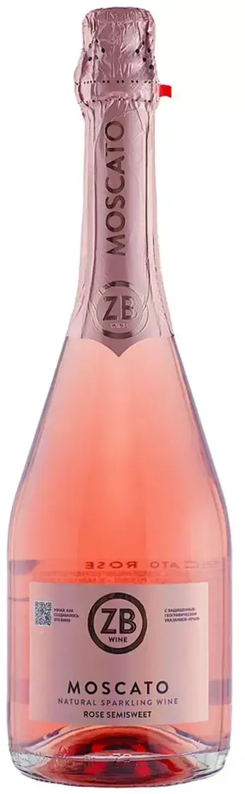 Игристое вино Zolotaya Balka ZB Wine Moscato Rose Semisweet, 0.75 л