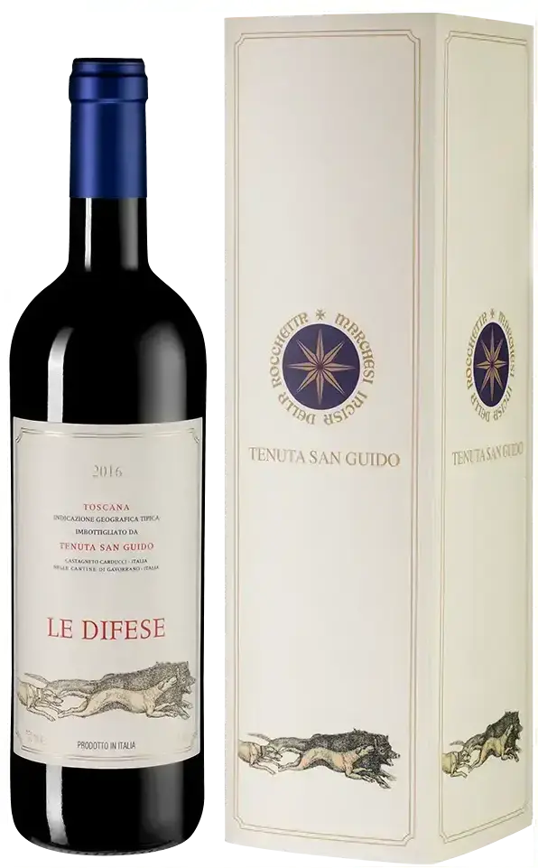 Вино Tenuta San Guido Le Difese, gift box, 0.75 л