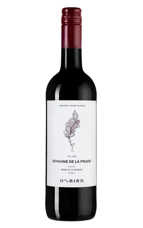 Вино Oddbird, Domaine de la Prade Merlot/Shiraz, No Alcohol 2020 0.75 л