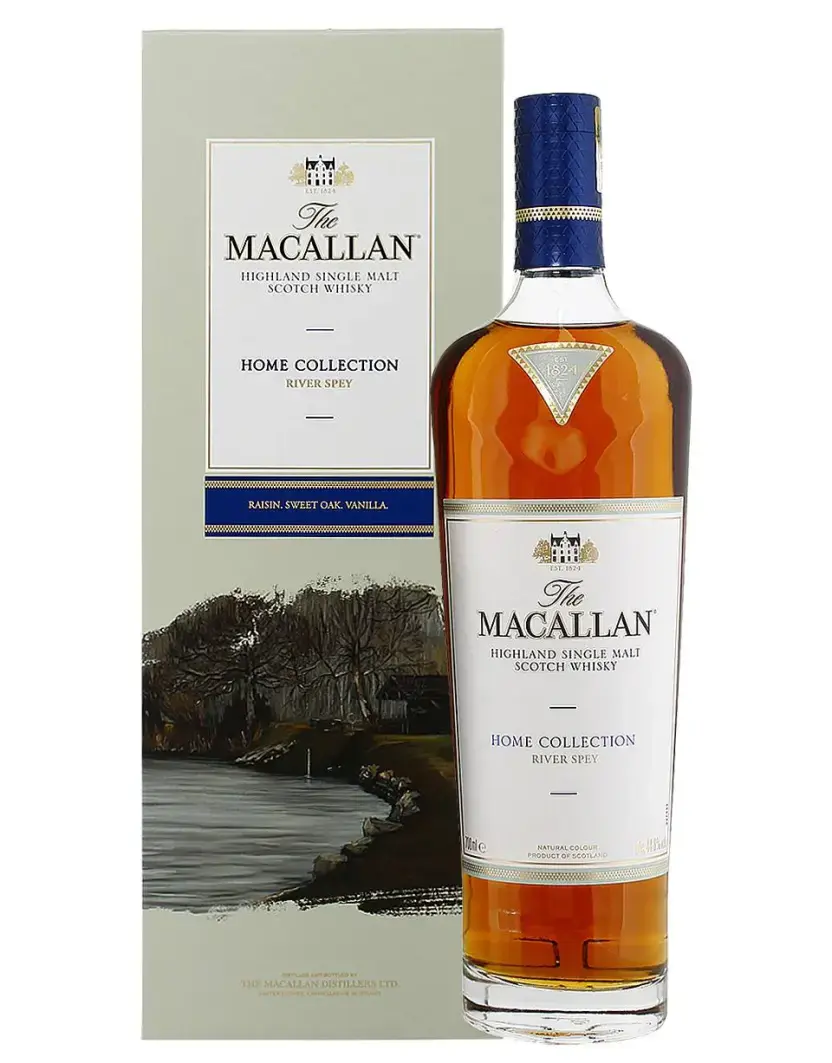 Виски Macallan Home Collection, River Spey with Art Prints gift box 0.7 л