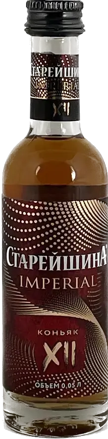 Коньяк Старейшина Империал 12-летний, 0.05 л