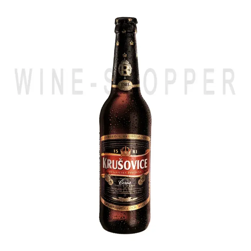 Пиво Krusovice Cerne, glass, 0.5 л