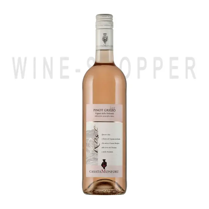 Вино Casata Monfort, Pinot Grigio Rose, Trentino IGT 2016 0.75 л