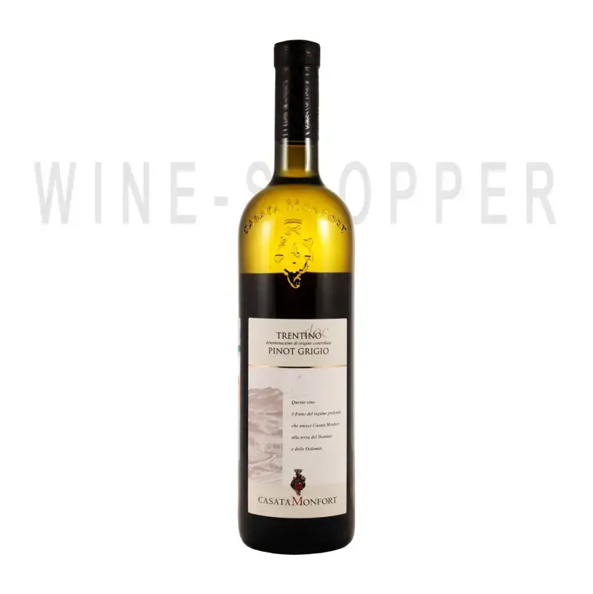 Вино Casata Monfort, Pinot Grigio, Trentino DOC 2017 0.75 л