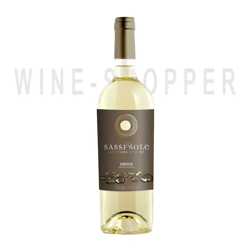Вино Sassi & Sole Grigio, Friuli DOC 2015 0.75 л